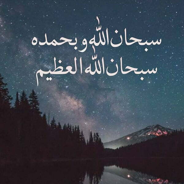 ما معنى سبحان الله وبحمده