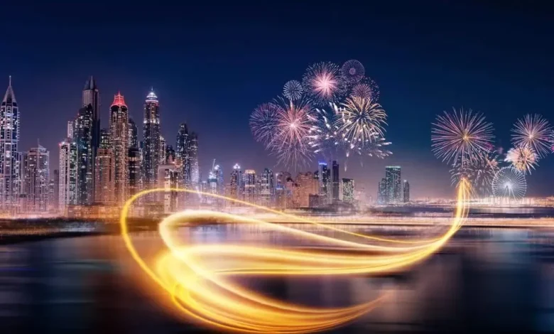 اماكن ومواعيد الالعاب النارية في الامارات راس السنة 2023
