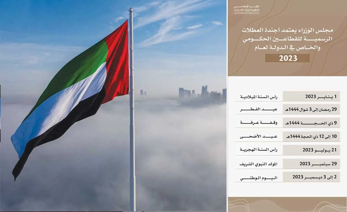 إجازة عيد الأضحى 2023الإمارات 1 إجازة عيد الأضحى 2023الإمارات