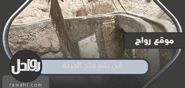 أين يقع فلج الجيلا؟