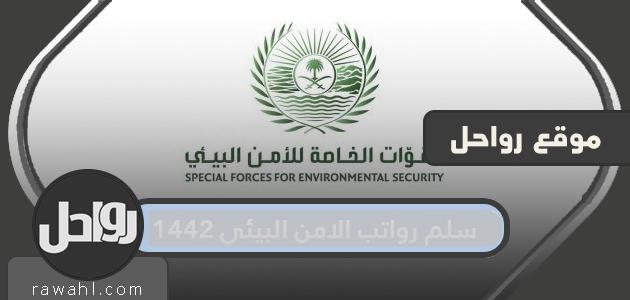 سلم رواتب الأمن البيئي 1443 ... مهام القوات الخاصة للأمن البيئي
