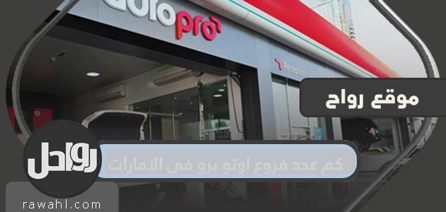 كم عدد فروع اوتو برو في الامارات؟
