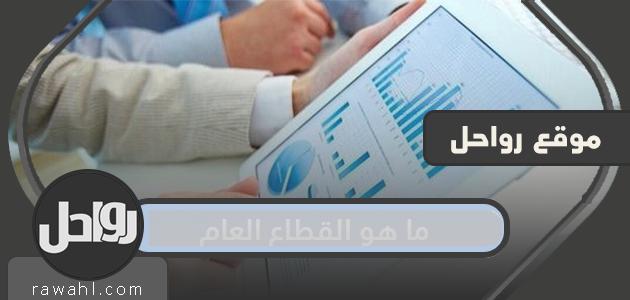 ما هو القطاع العام في السعودية؟