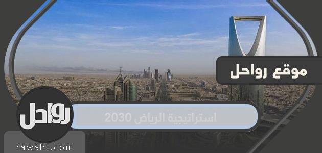 معلومات عن استراتيجية الرياض 2030