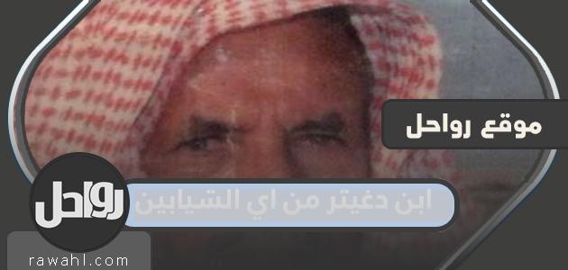 ابن دغيثر من اي شيابين