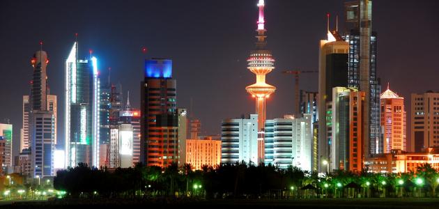  المساحة الاجمالية لدولة الكويت