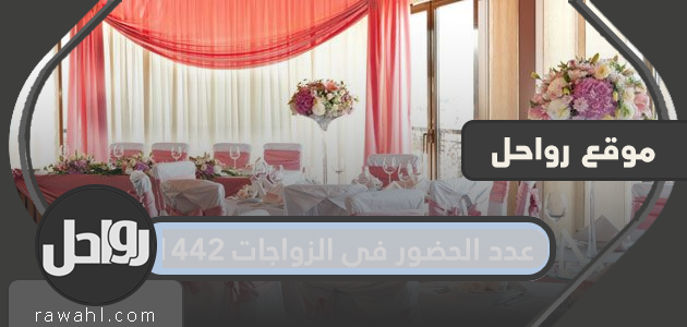 بلغ عدد الحاضرين على الزواج 1442/2021 بعد التعديل