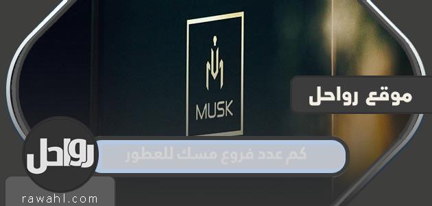 كم عدد فروع عطور مسك؟