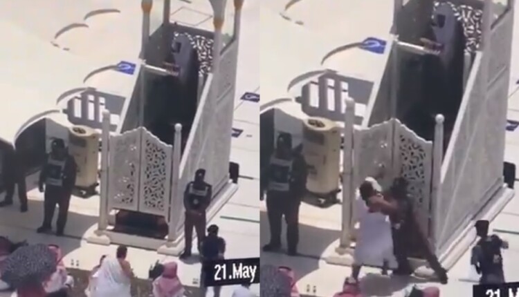 محاولة الاعتداء على إمام الحرم اليوم في خطبة الجمعة 1 محاولة الاعتداء على إمام الحرم اليوم في خطبة الجمعة