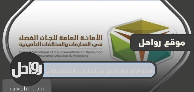 الأمانة العامة للجان الفصل في المنازعات والمخالفات التأمينية 30 الأمانة العامة للجان الفصل في المنازعات والمخالفات التأمينية