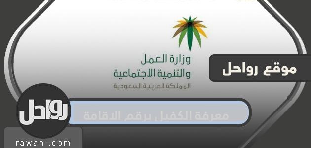 معرفة الكفيل برقم الاقامة بالخطوات التفصيلية 1445